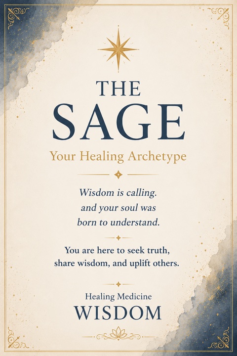 The Sage Healing Archetype guide cover